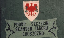 Oznakowanie na tendrze parowozu Ol49-85 z lokomotywowni Choszczno. PDOKP to...